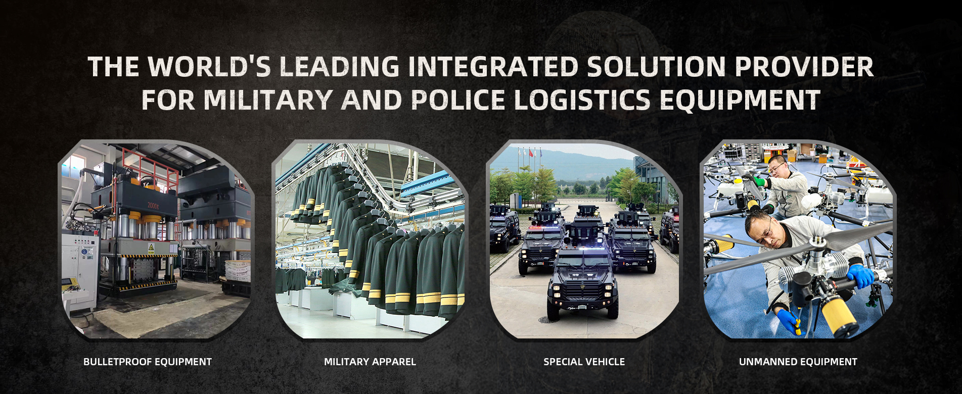El proveedor líder mundial de equipos militares y policiales - China Xinxing Corp.