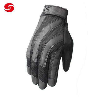 Camouflage Nylon Leather Protection Outdoor Gloves For Tactical