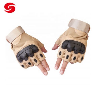 Half Fingers Military Hard Knuckle Tactical Gloves Outdoor Hunting Gloves