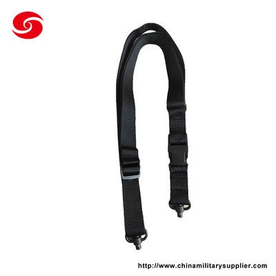 Tactical Nylon Adjustable 2-Point Rfile Gun Sling with Push Button Qd Swivels