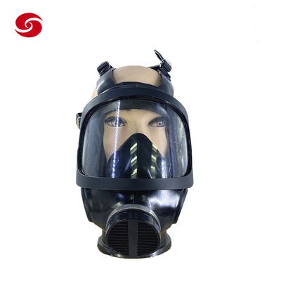 Half Full Face Police Gas Mask To Prevent Acid Toxic Chemical Vapor Defense