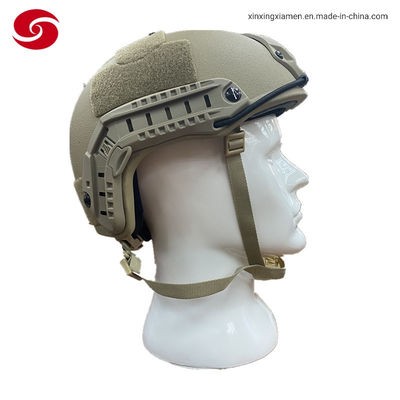 Ballistic Helmet Nij Iiia High Cut Fast Bulletproof Helmet Sand Color