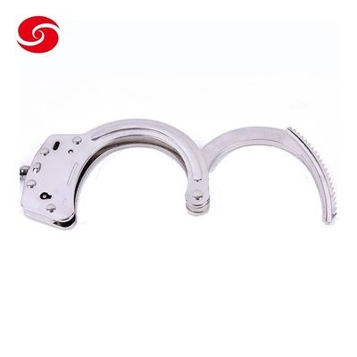 Military Equipment Police Tactical Gear Nickel Plating Carbon Steel Handcuff