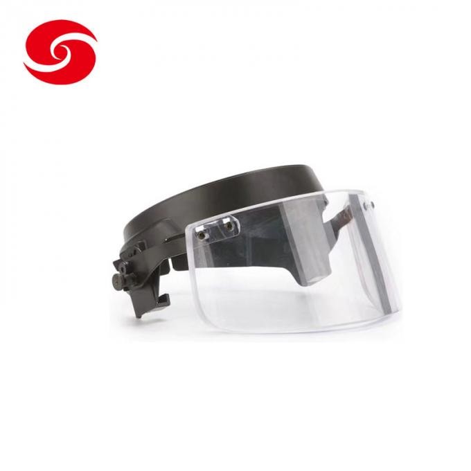 Face Protection Security Customsized Polycarbonate Anti Riot Military Bulletproof Visor