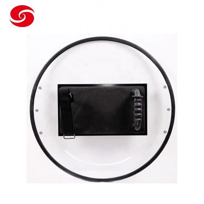 Double Handle Police Polycarbonate Round Anti Riot Shield