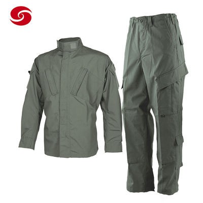 Olive Green Sarge Sodier Military Police Uniform Army Tactical Mens Suit Uniform