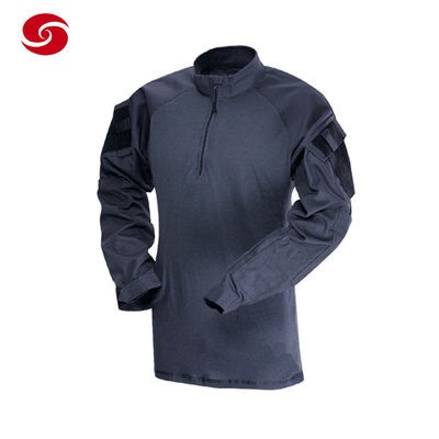 Navy Blue Tactical Frog Suit Military Combat Shirt for Man