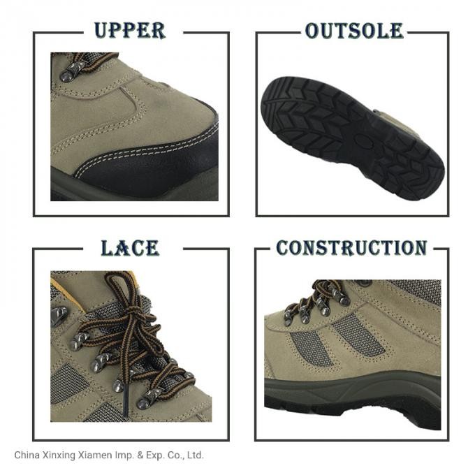Customized MID Upper Leather Functional Safety Shoes Boots