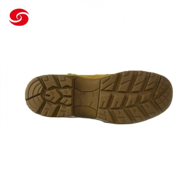 Custom Wholesale Rubber Outsole Suede Leather Police Army Shoes Military Boots