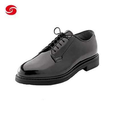 Army and Police Popular Uniform Shiny Leather Military Officer Shoes