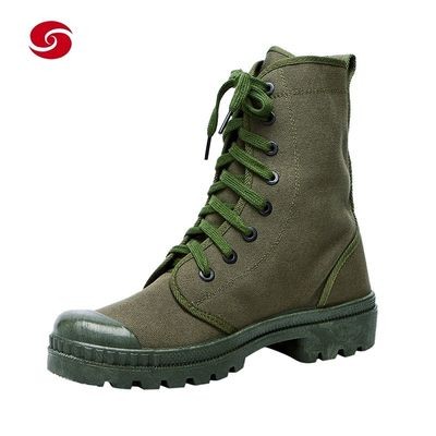 Army Green Military Cavans Cotton Work Security Labor Boots