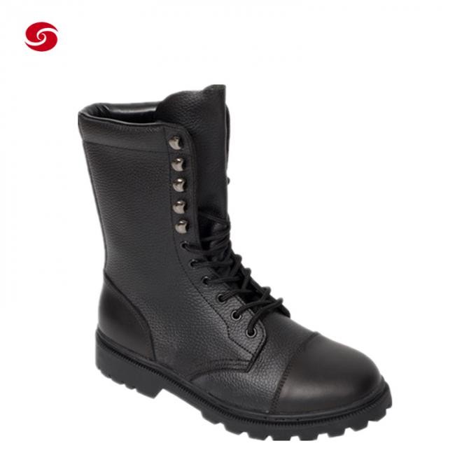 Breathable Black Duty Boots/ Policeman Boots/ Tactical Boots/Army Boots/Combat Boots/Men Shoes Boots/Solider Boots/ Leather Boots/Police Boots