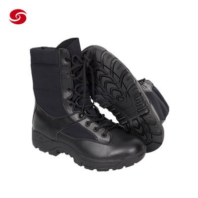Breathable Black Duty Policeman Tactical Army Combat Boots