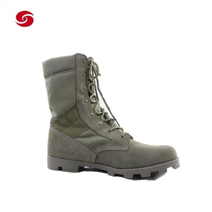 Army Green Panama Desert Outdoor Military Combat Tactical Boots