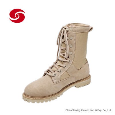 China Xinxing Sand Color Military Tactical Combat Jungle Desert Boots