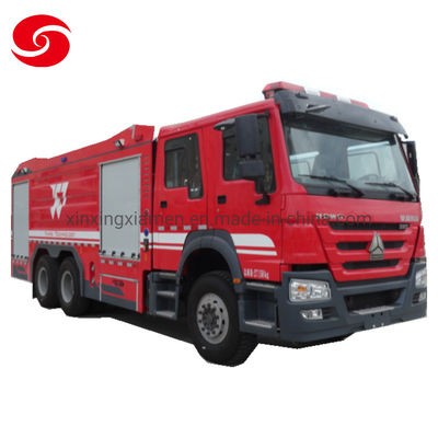 Africa HOWO 6*4 Chassis 9 Ton Foam Water Tank Rescue Fire Fighting Truck