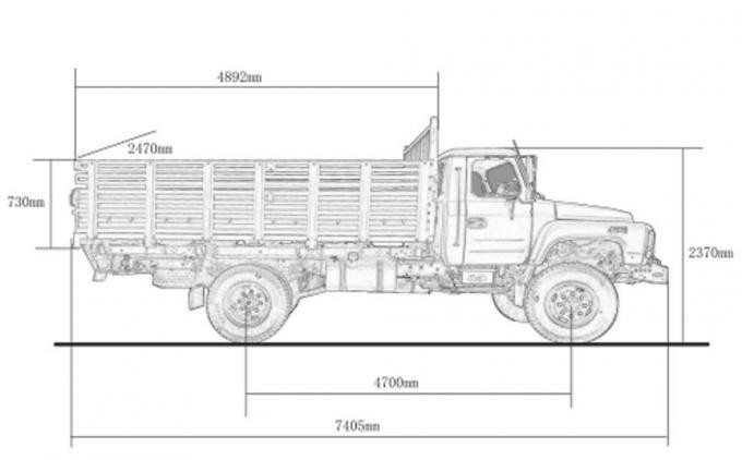 Hot Sale Good Quality 4*4 10 Wheels Used Dump Truck Tipper Army Truck for Military
