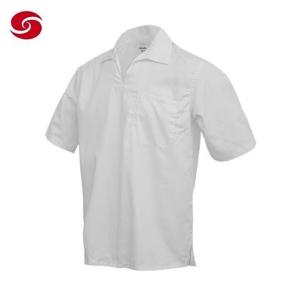 220-240GSM Sleeve Shirt Suit Wrinkle Resistant Cotton Jail Uniform
