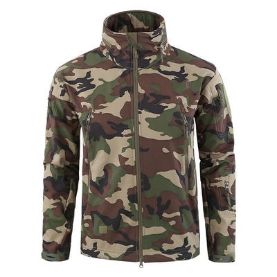 Custom Men Lightweight Jacket Breathable Waterproof Camo Fishing Jacket