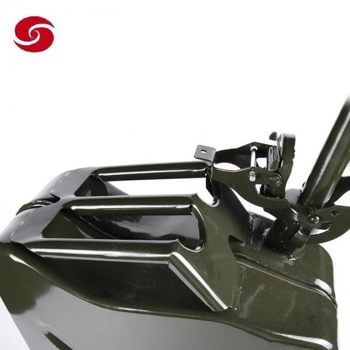 High Quality Aluminum Army Military Gasoline Fuel Tank Petrol Jerrycan 20 Liter 5 Gallon Gal Oil Water Jerry Can