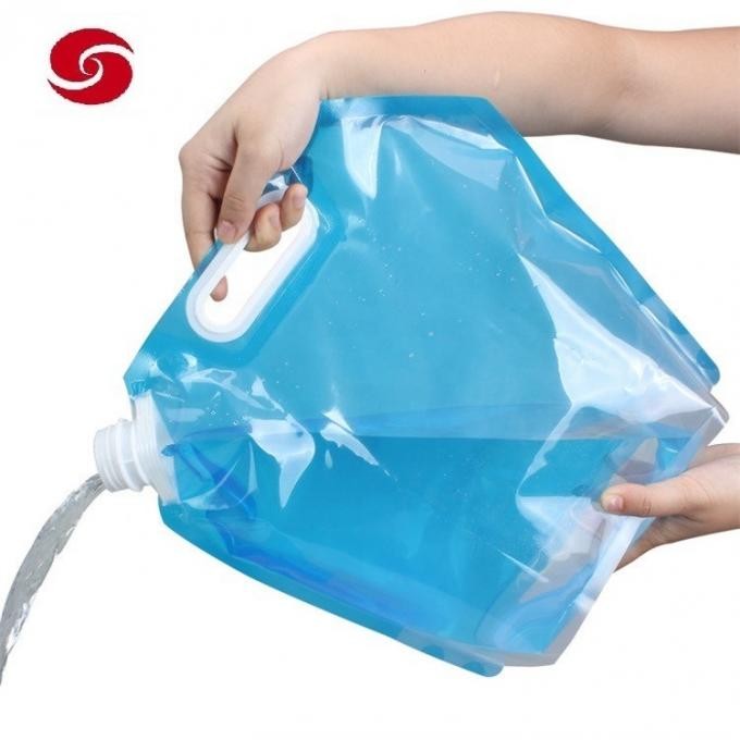 Army Standard 5L/10L Sports Folding PVC PE The Outdoor LDPE Drinking Portable Outdoor Disaster Relief Water Bag