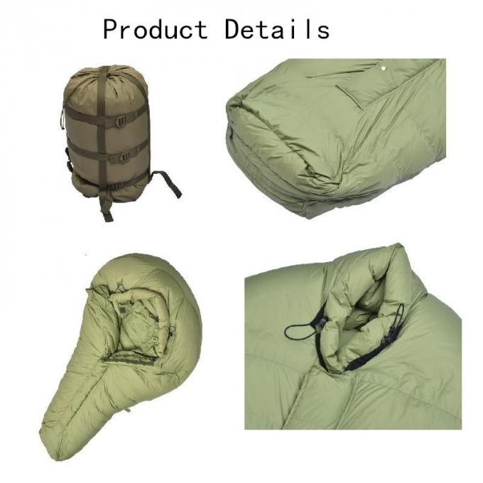 High Quality Best Waterproof Army Outdoor Goose Down Sleeping Bag  for Outdoor