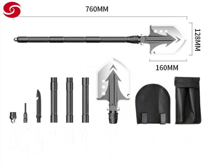 Survival Kits Camping Axe Military Steel Shovel Spade with Tactical Pack