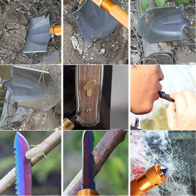 Survival Kits Camping Axe Military Steel Shovel Spade with Tactical Pack