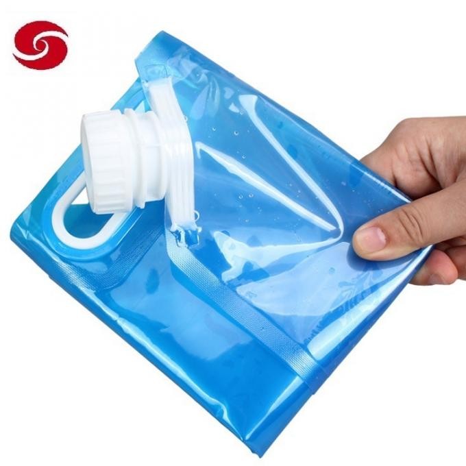 5L/10L Sports Fold The Water Bag Plastic Drinking Water Bag Portable Outdoor Disaster Relief Water Bag