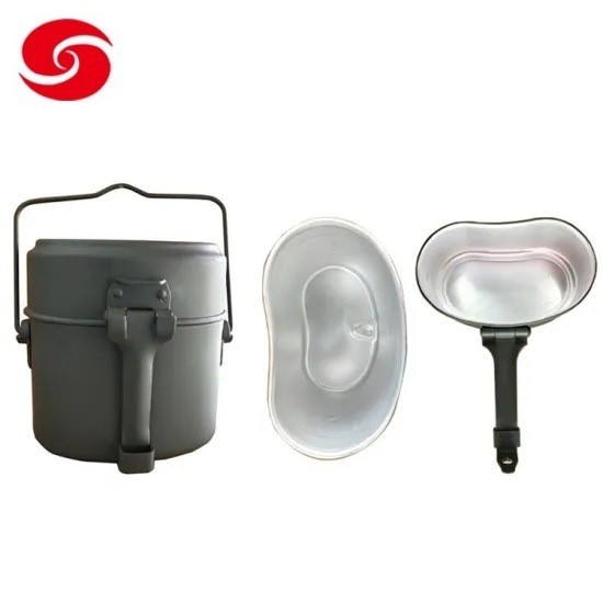 Wholesale Aluminum Military Outdoor Army Police Mess Tin/Military Army 1mm Thickness Aluminum Germany Mess Tin