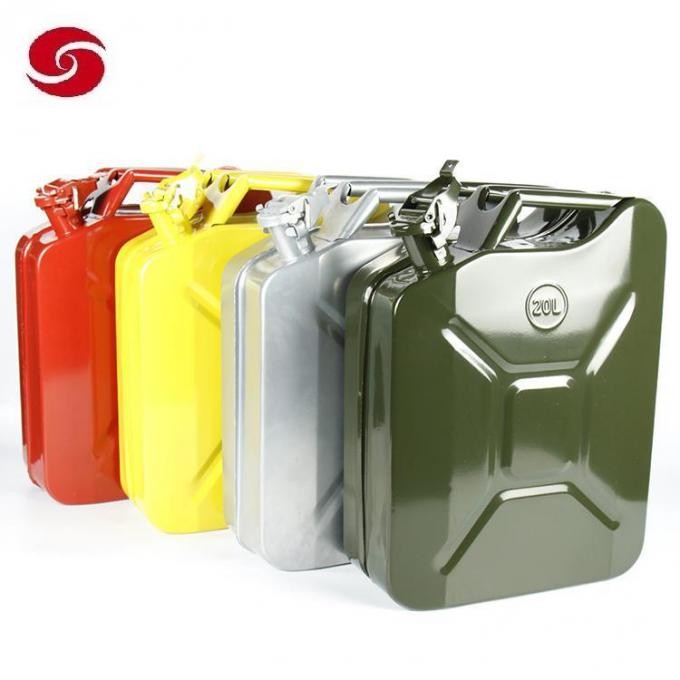 High Quality Steel Military Gasoline Fuel Tank Petrol Jerrycan 20 Liter 5 Gallon Gal Oil Water Jerry Can