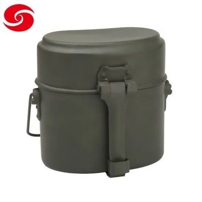 Wholesale Green Aluminum Military Outdoor Army Police Lunch Box/Military Army 1mm Thickness Aluminum Germany Lunch Box