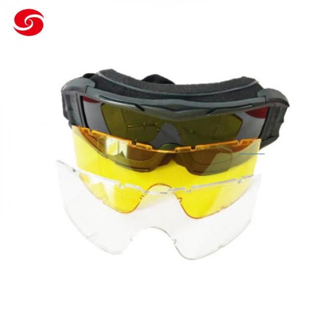 Windproof Anti-Terrorism CS Paintball Glasses Miliatry Police Use Goggles Safety Goggles Cycling Sunglases