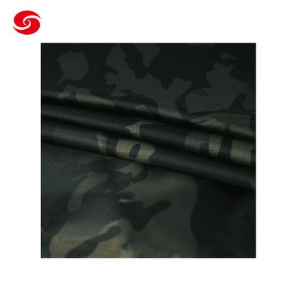 Outdoor Polyester Military Rain Coat with PU Coating
