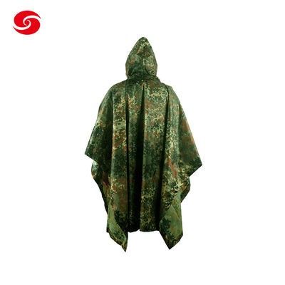 Germany Military Camouflage Rain Poncho for Man