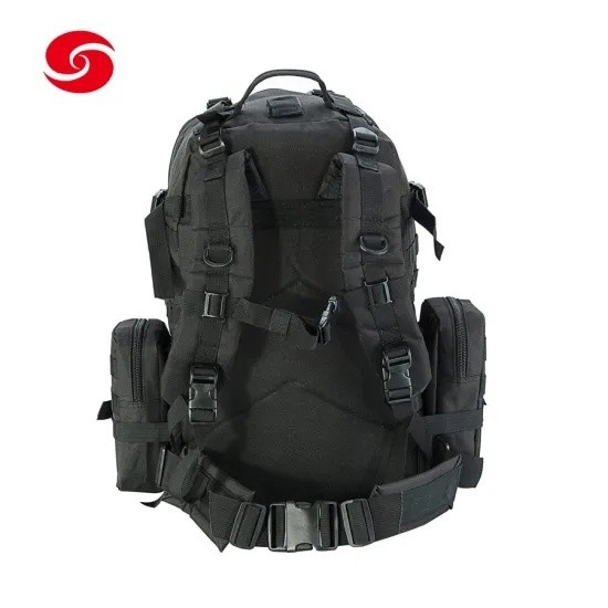 Large Size Army Standard Black Multifunctional Military Army Tactical Molle Detachable Backpack