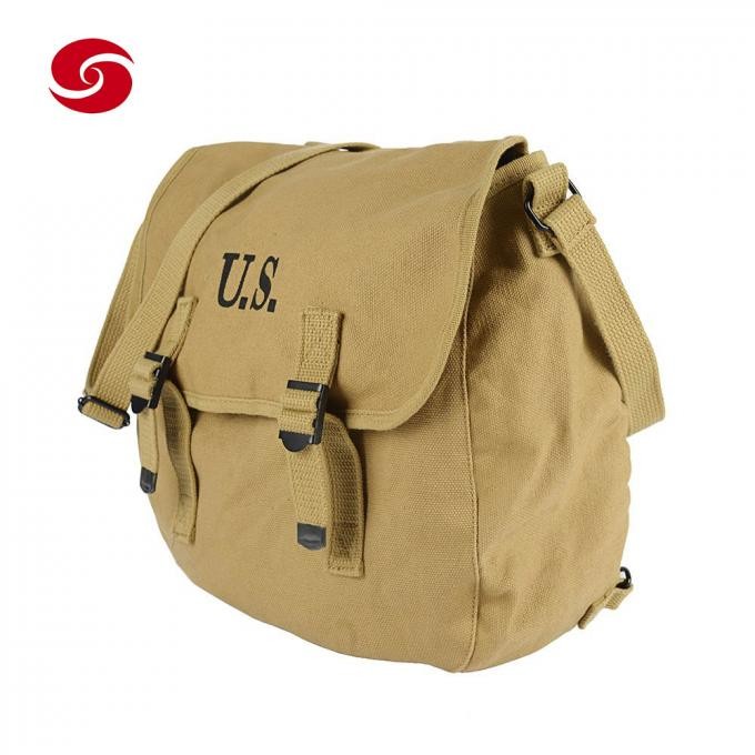 Ww2 Us M1936 Musette Bag Army Field Pack Canvas Backpack with Shoulder Strap