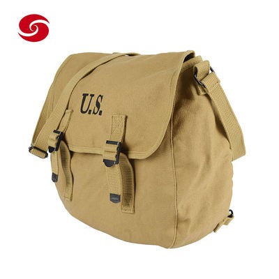 Ww2 Us M1936 Musette Bag Army Field Pack Canvas Backpack with Shoulder Strap