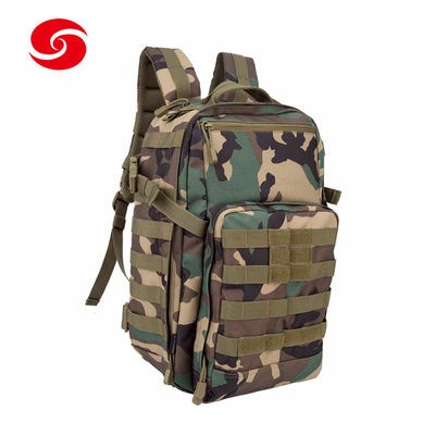 40L Woodland Camoufalge Military Tactical Backpack Army Hunting Outdoor Backpack