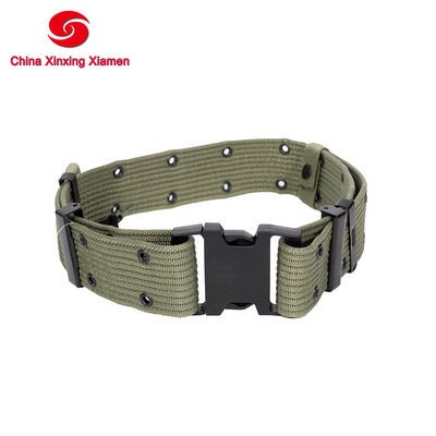 Olive Green Color Nylon Military Army Belt with Metal Buckle