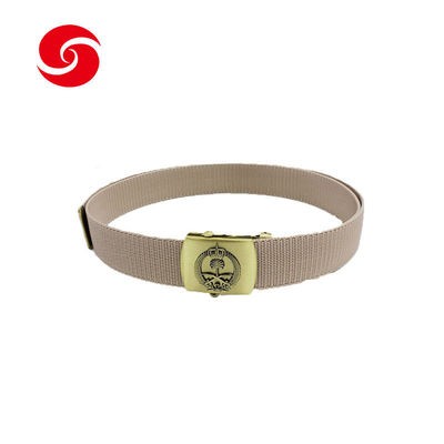 Customized Logo Saudi Arabia Khaki PP Military Tactical Belt