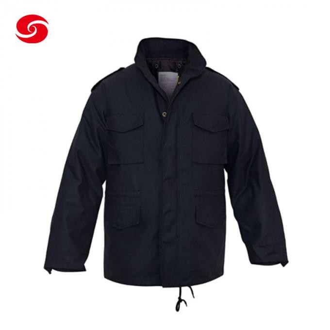 Army Jacket M65 Jacket Light Weight Bdu Type Black Plain Field Military Jacket