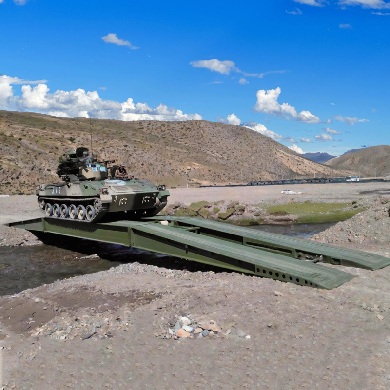 15min erection plateau barrier-crossing bridge