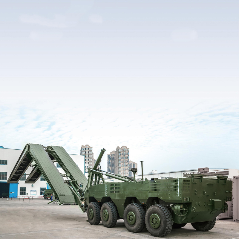 18m span amphibious military bridge