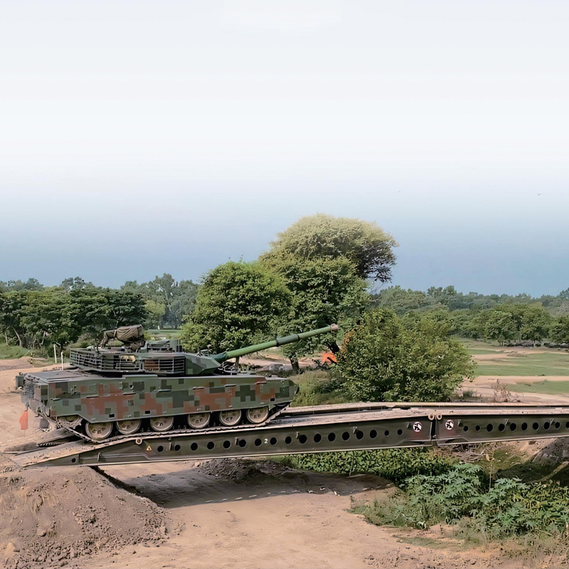 4m height difference armored trench bridge