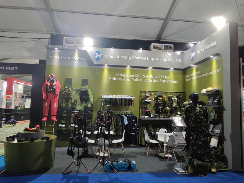 China Xinxing Import and Export Co., Ltd. participa en la décima edición de la Exposición de Defensa de Indonesia, presentando sus productos principales y logrando resultados notables.