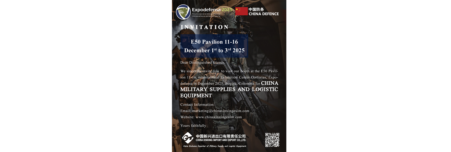 Welcome to our booth at the Milipol French defence exhibition