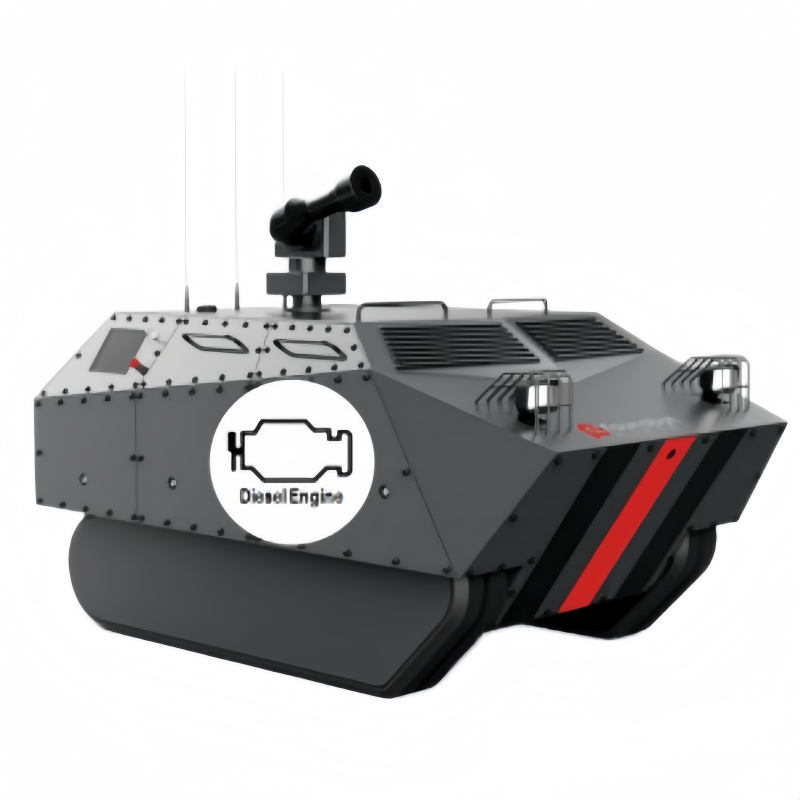 Cannon Firer high capacity firefighting robot 120L per second diesel powered UGV