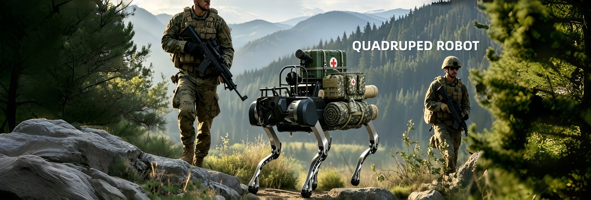 Operaciones tácticas Robots cuadrúpedos