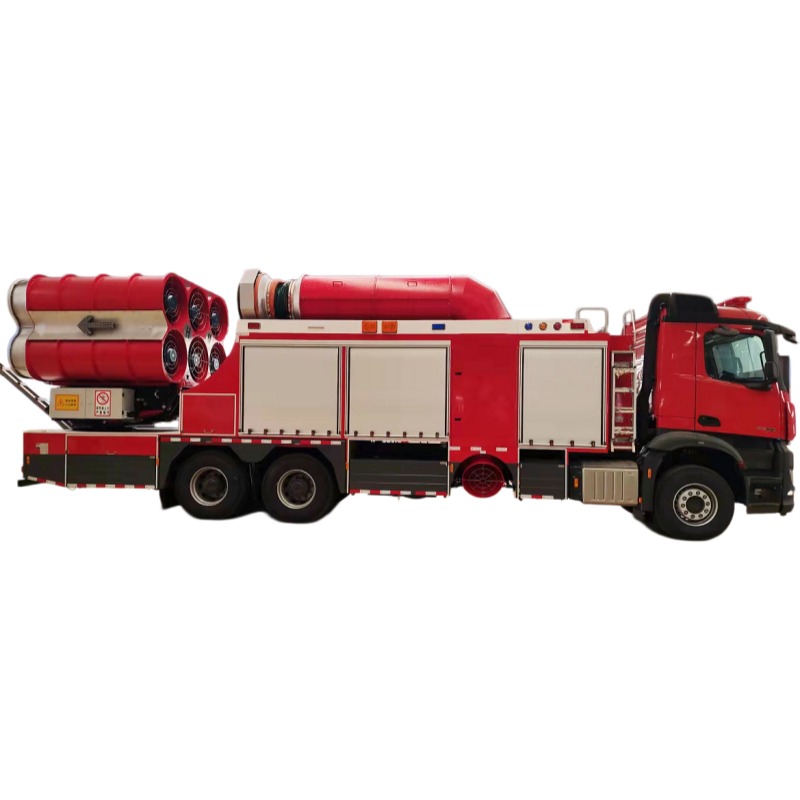 high volume smoke exhaust fire truck with ventilation ducts